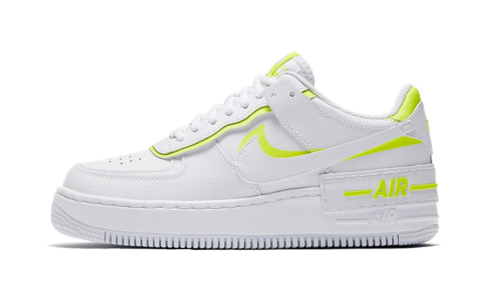 Sko Nike Air Force 1 Shadow Hvid Lemon – nike yeezy sko,air force 1 sko